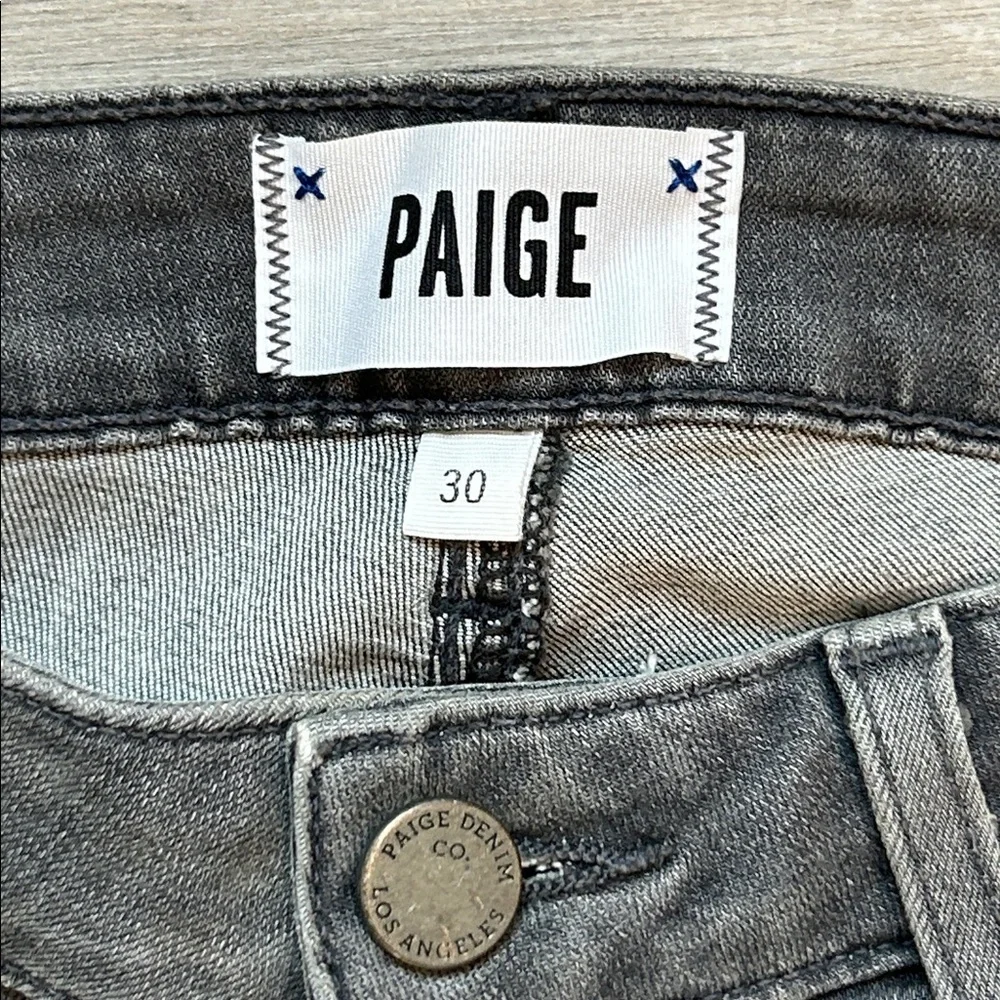 Paige Verdugo Ultra Skinny Silvie Jeans Gray wash size 30